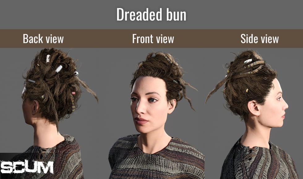 SCUM Female Hair Pack