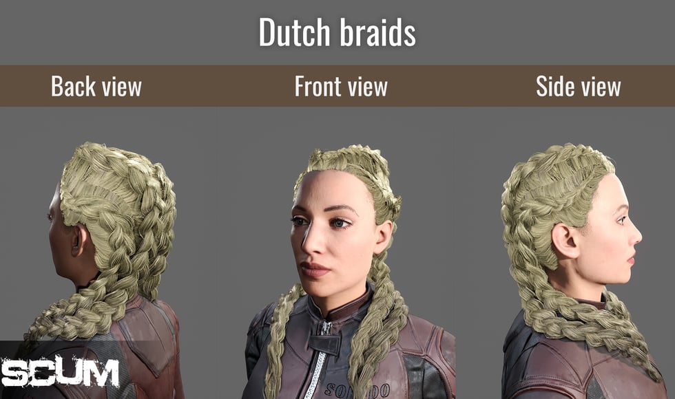 SCUM Female Hair Pack