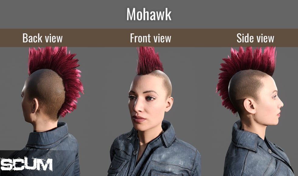 SCUM Female Hair Pack