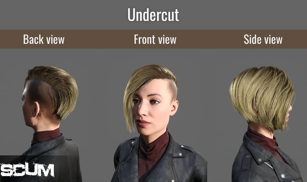 SCUM Female Hair Pack