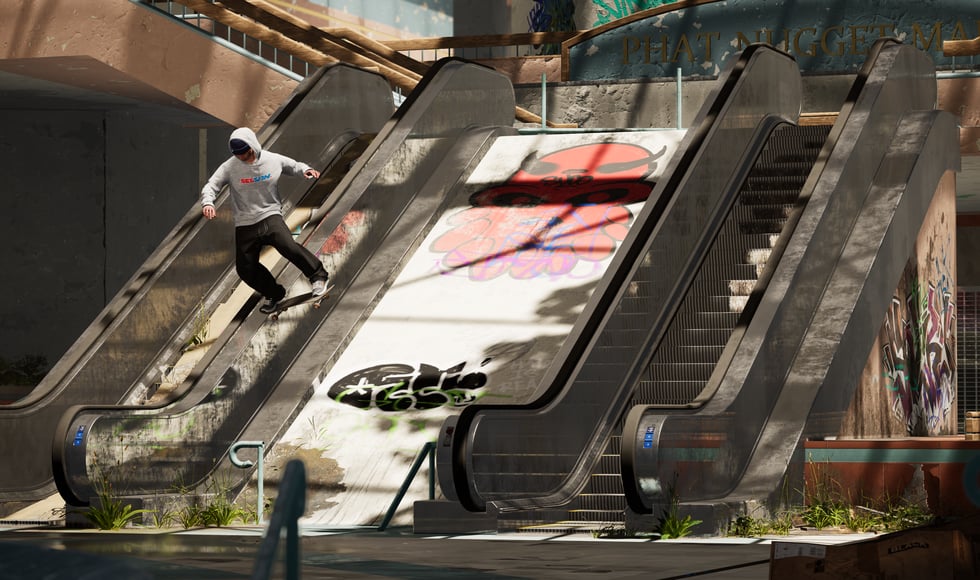 Session: Skate Sim - Abandoned Mall