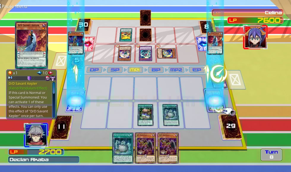 Yu-Gi-Oh! ARC-V: Declan vs Celina
