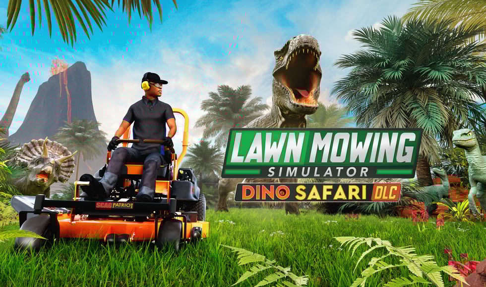 Lawn Mowing Simulator - Dino Safari