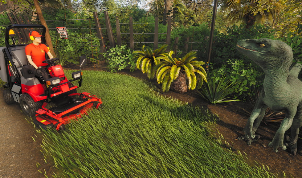Lawn Mowing Simulator - Dino Safari
