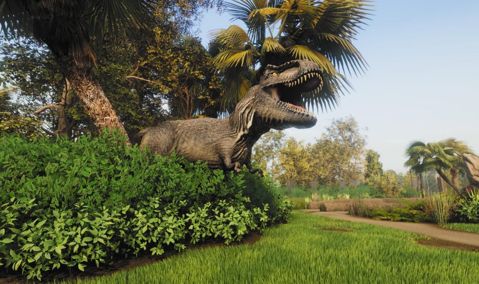 Lawn Mowing Simulator - Dino Safari