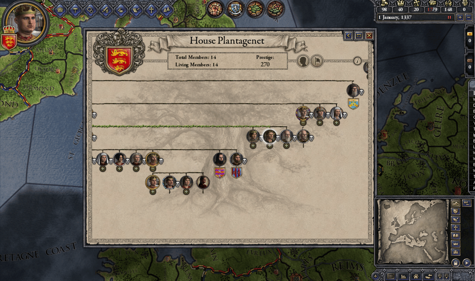 Crusader Kings II: Dynasty Shield Pack