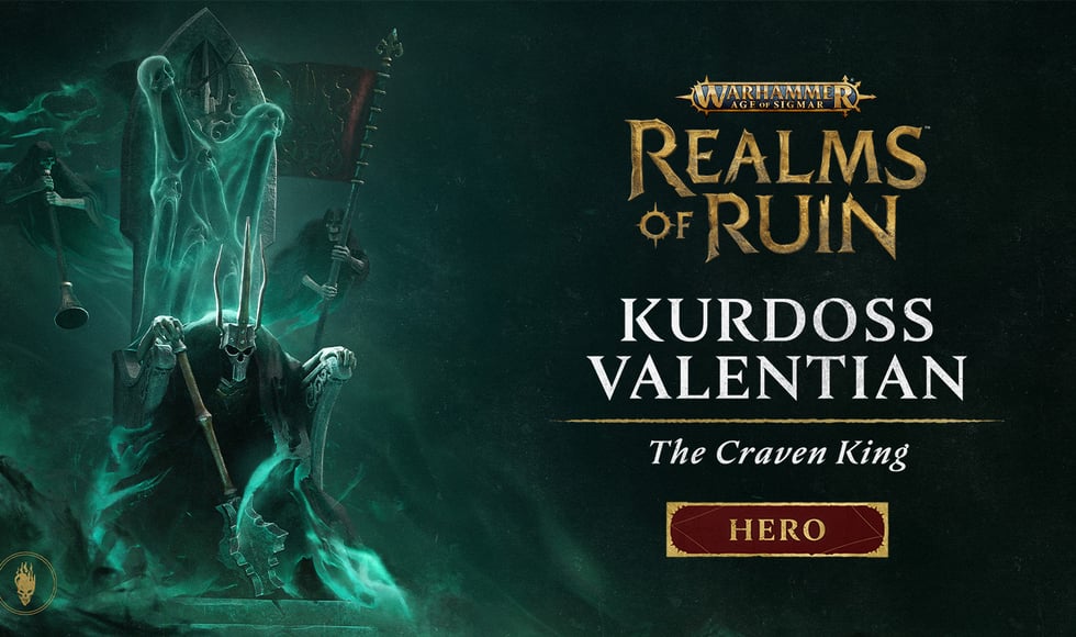 Warhammer Age of Sigmar: Realms of Ruin - Kurdoss Valentian, The Craven King