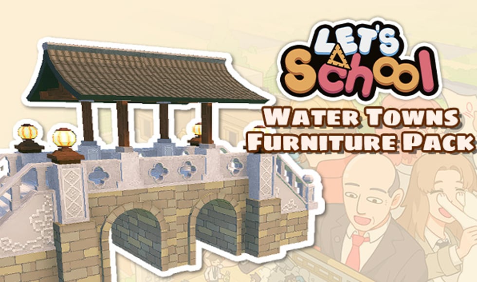 Let's School - Water Towns Furniture Pack