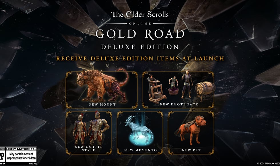 The Elder Scrolls Online Deluxe Upgrade: Gold Road - Pre Order (Steam) Bundle